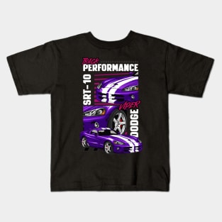 Iconic Viper SRT 10 Car Kids T-Shirt